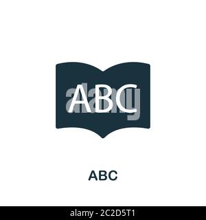 ABC-Symbol. Einfaches Element aus der Child Development Collection. Creative ABC-Symbol für Web-Design, Vorlagen, Infografiken und vieles mehr Stock Vektor