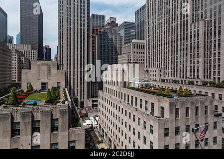 Rockefeller Center in Midtown Manhattan New York City Stockfoto