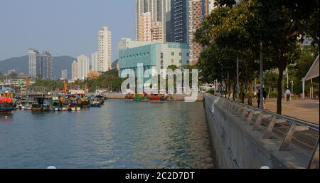 Aberdeen, Hongkong 12. Mai 2019: Hafen in aberdeen Stockfoto