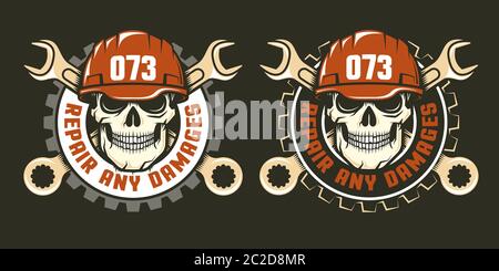 Reparaturservice-Logo Stock Vektor