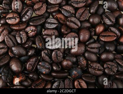 Full-Frame-Schuss von Kaffeebohnen Stockfoto