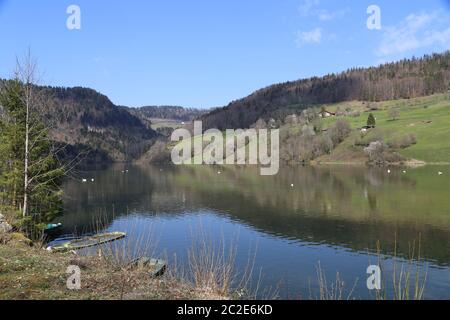 lac de biaufond Stockfoto