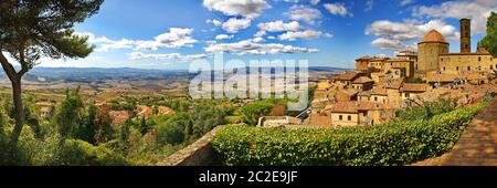 Volterra ist eine malerische Stadt in der Toskana Stockfoto