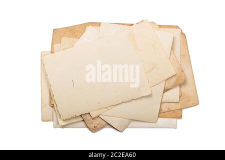 Alte Bilderrahmen. Vintage-Papier. Retro-Karte Stockfoto