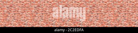 Nahtlose rot grau bunt meliert Heidekraut Textur Rahmen Hintergrund. Gewebt mit gestreiftem Banner in Stoffform. Abstraktes Camo-Vektormuster Stock Vektor