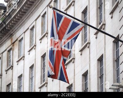 Flagge des Vereinigten Königreichs (UK) aka Union Jack Stockfoto