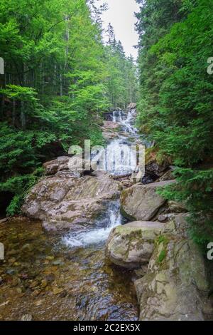 RiÃŸloch Wasserfälle in Niederbayern Stockfoto