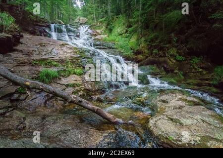 RiÃŸloch Wasserfälle in Niederbayern Stockfoto