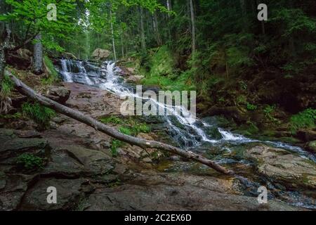 RiÃŸloch Wasserfälle in Niederbayern Stockfoto