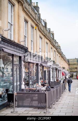 Montpellier-Spaziergang in Cheltenham, Großbritannien Stockfoto