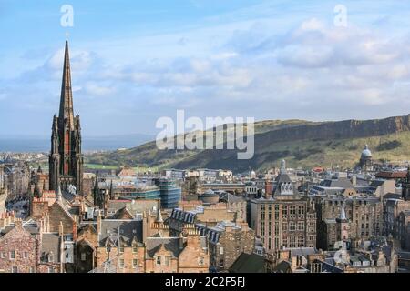 Edinburgh Hauptstadt von Schottland Großbritannien Stockfoto