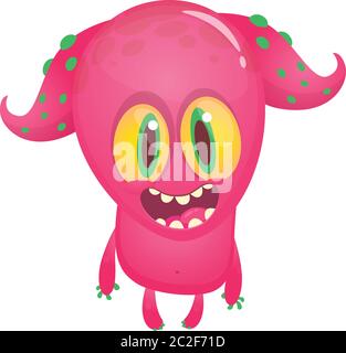 Cartoon Monster. Vektordarstellung isoliert Stock Vektor