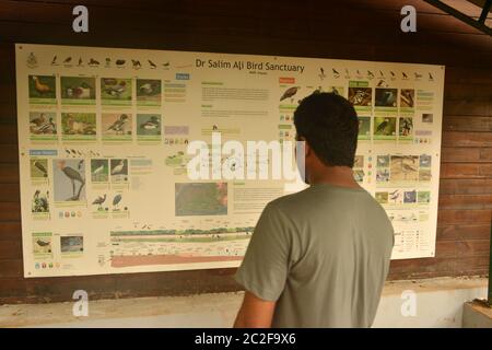 dr. salim ali Vogelschutzgebiet Stockfoto