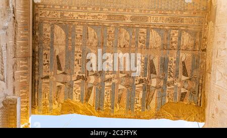 Tempel von Kom Ombo. Kom Ombo ist eine landwirtschaftliche Stadt in Ägypten berühmt für den Tempel von Kom Ombo. Es war ursprünglich eine ägyptische Stadt namens Nubt, meani Stockfoto