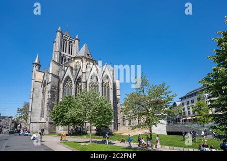 St. Nikolaus Kirche in Gent, Belgien Stockfoto