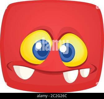 Lustige Cartoon Teufel. Vektor Halloween Illustration Stock Vektor