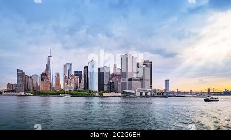 Panoramablick auf die Skyline von New york Stockfoto