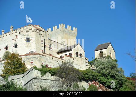 Churburg Castel Coira in Schluderns Stockfoto