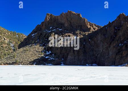 Eagle Valley Reservoir, Spring Valley State Park, Pioche, Nevada, USA Stockfoto