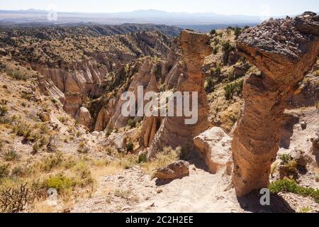 Kasha-Katuwe Zelt Rocks Nationalmonument Stockfoto