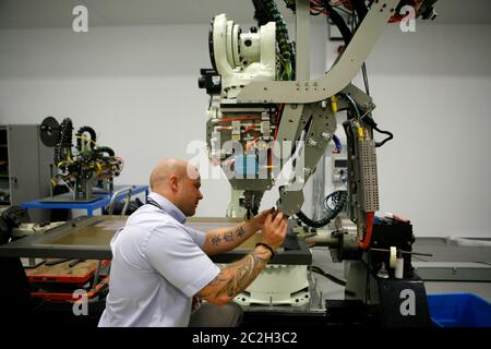 Das Advanced Manufacturing Research Center (AMRC) mit Boeing, Orgreave Sheffield. Stockfoto