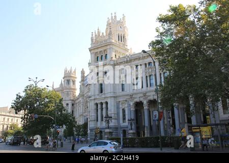 palacios de cibeles madrid Stockfoto