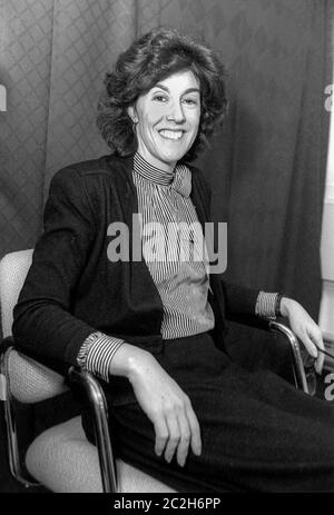 Nora Ephron bei Mechanicas Hal in Worcester, MA 1985 Stockfoto