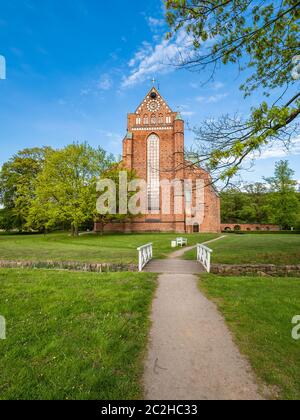 Blick auf das Münster in Bad Doberan, Deutschland. Stockfoto