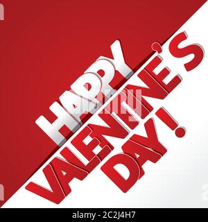 Happy Valentines Tag Grußkarte Vektor Illustration Stock Vektor