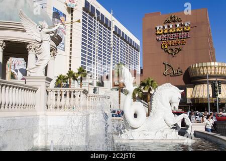Bill's Gambin' Hall & Flamingo Casino, Las Vegas, Nevada, USA Stockfoto