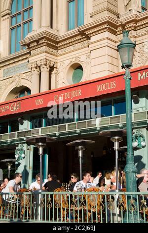 Mon Ami Gabi Restaurant im Paris Casino, Las Vegas, Nevada, USA Stockfoto