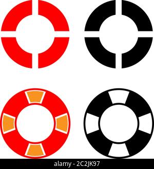 Life Boje Symbol Vektor Kunst Illustration Stock Vektor