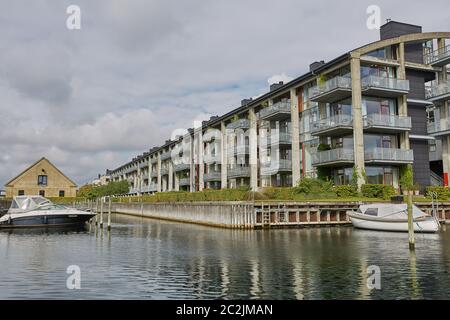 Grachtenrundfahrt: Wunderschöne Aussicht auf Kopenhagen. Canal Tours Kopenhagen ist eine wunderbare Art von s Stockfoto