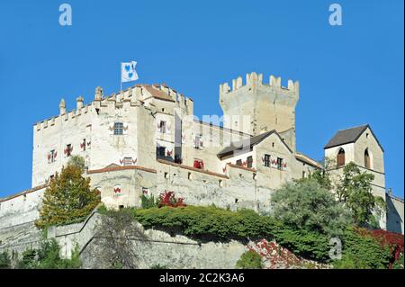 Churburg Castel Coira in Schluderns Stockfoto