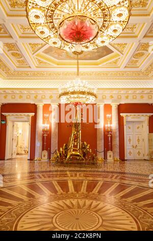 Moskau, Russland, 23. Oktober 2019: Tavrichesky Halle Innenraum im staatlichen historischen und architektonischen Museum Reserve Tsaritsyno, Russ Stockfoto