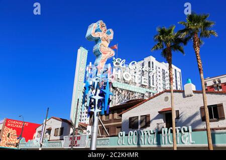 El Cortez Hotel, Fremont East District, Las Vegas, Nevada, USA Stockfoto