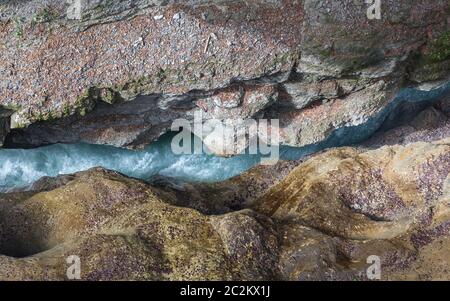 Partnachklamm Garmisch-Partenkirchen Bayern Deutschland. Stockfoto