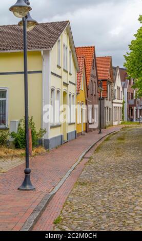 Eindruck einer Stadt Jever, die in Ostfriesland im Norden Deutschlands befindet. Stockfoto