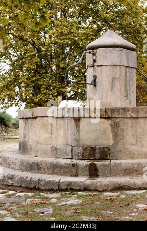Roscigno Vecchio - alten, verlassenen Dorf in Cilento, Kampanien, Italien Stockfoto
