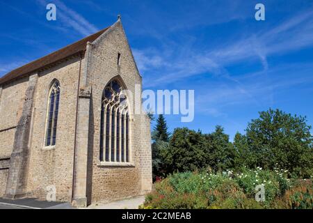 Parthenay alte gotische Kirche, Poitou-Charentes, Frankreich Stockfoto