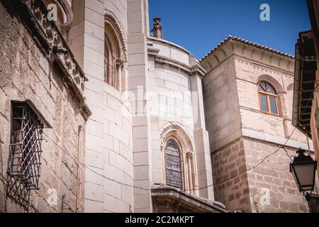 Architektonischen Details von St. Mary's Kathedrale von Toledo Stockfoto