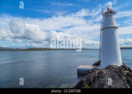 Kupfer Point Lighthouse, Long Island, County Cork. West Cork, Irland Stockfoto