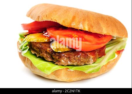 realistisch aussehende hamburger Stockfoto