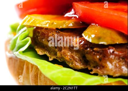 realistisch aussehende hamburger Stockfoto