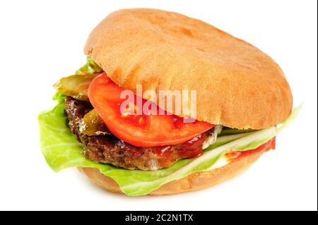 realistisch aussehende hamburger Stockfoto