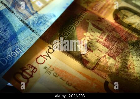 Nahaufnahme von Pund Scots Stockfoto