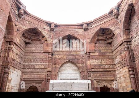 Grab von iltutmish in qutub Grabkomplex in Neu-delhi, indien. Stockfoto