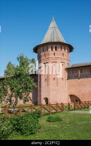 Turm altes Spaso-Euthymius Kloster in Susdal. Russland Stockfoto