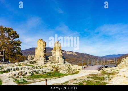 Georgische Herbstlandschaft Stockfoto