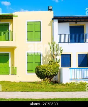 Hotel Touristen-Apartments Paphos, Zypern Stockfoto